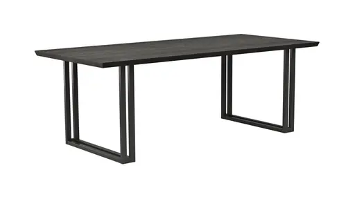 Esstisch Clifton - BL ca. 100x240 cm, Zerreiche massiv, Smoke