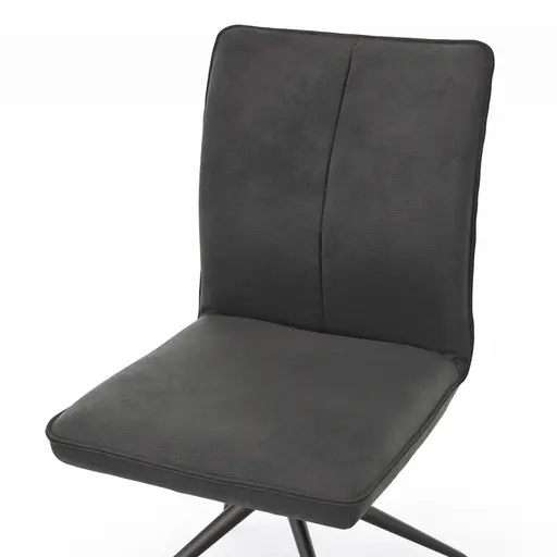 Stuhl Calyra - drehbar, Stoff, Anthrazit