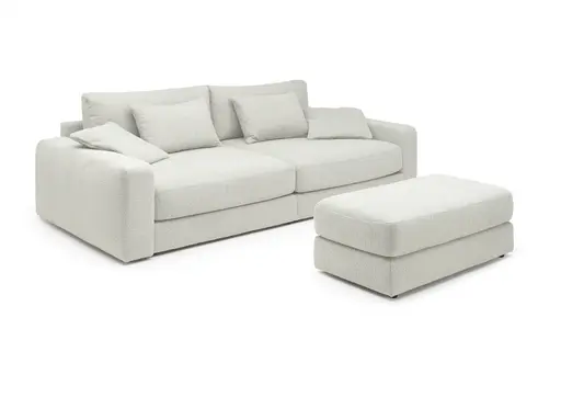 Big Sofa JOVIN - Stoff, Beige