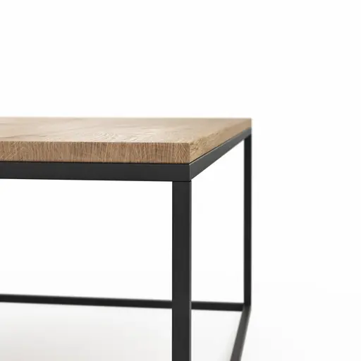 Couchtisch Kima - LBH ca. 100x60x40 cm, Wildeiche geölt