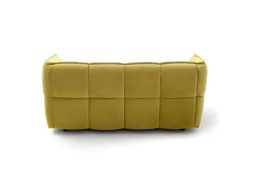 Sofa Hedda - 2-Sitzer, Velour, Senfgelb