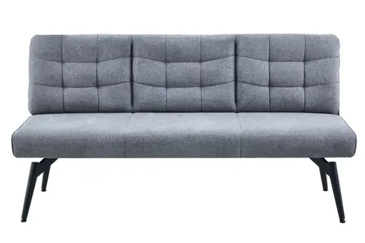 Bank - Stoff, Dunkelgrau, Vintage Anthrazit