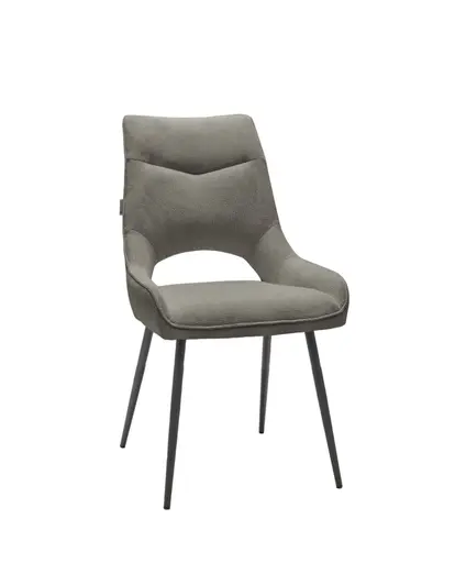 Stuhl MEAVE - Stoff, Grau