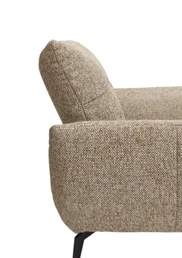 Sessel PAYTON - Loveseat inkl. Rückenneigung, Stoff, Terracotta (Ausstellungskombination)