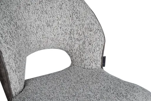 Barhocker MAILE - drehbar, höhenverstellbar, Stoff, Braun