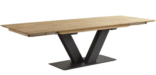 Esstisch Talara Lola V - ausziehbar, LB ca. 180x90 cm, Wildeiche geölt