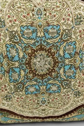 Deko-Kissen - LB ca. 60x40 cm,  Ornament, Grau