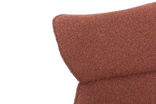 Stuhl MIRNA - drehbar, Stoff, Rost