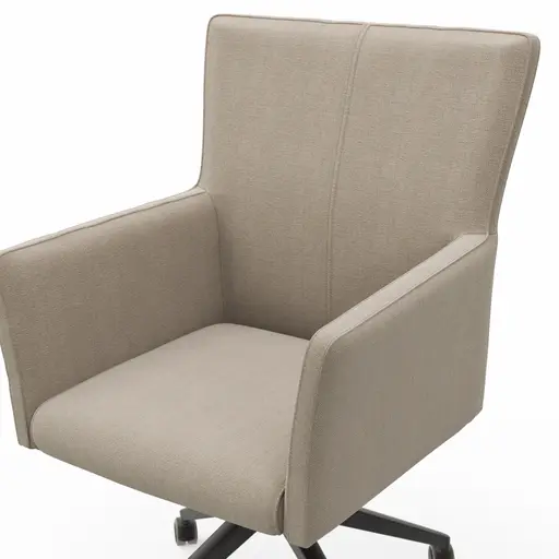 Armlehnstuhl Cosyra - drehbar, Stoff, Beige