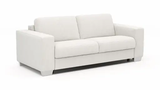 Sofa Nuoro - 2,5-Sitzer inkl. Schlaffunktion, Armlehne breit, Stoff, Natur