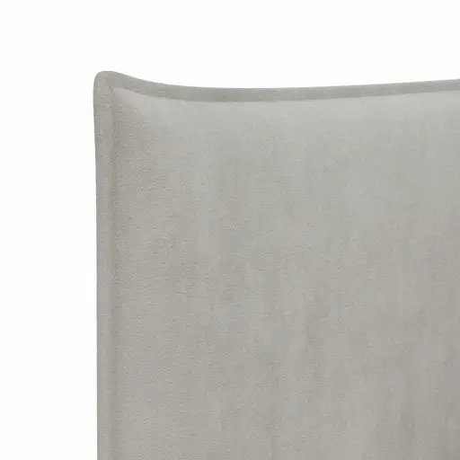 Polsterliege Evora - Liegefläche ca. 90x200 cm, Stoff, Hellgrau