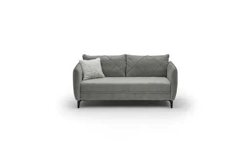 Sofa JERINA - 2,5-Sitzer, Stoff, Grau
