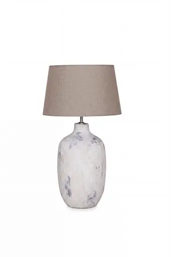 Lampenschirm - DH ca. 45x25,5 cm, Beige