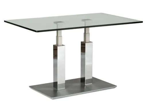 Couchtisch - LBH ca. 110x70x46 cm, Glas