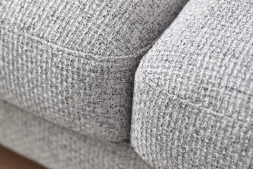 Ecksofa Oviedo - Ecke links mit 2,5-Sitzer, Stoff, Grau