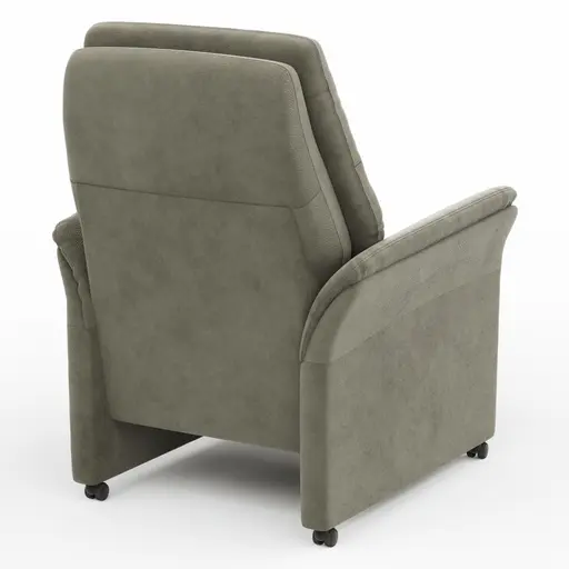 Sessel Bogota - Stoff, Schlammgrün