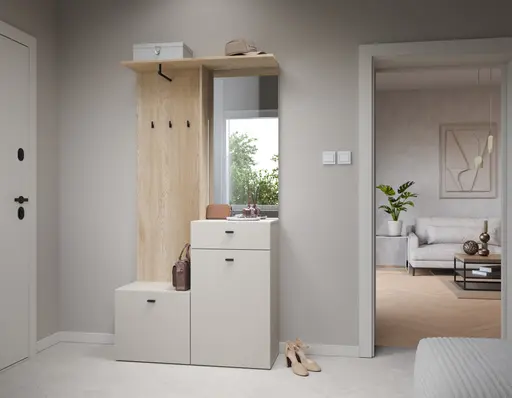 Garderobe - Kaschmir, Cremona Eiche Nachbildung