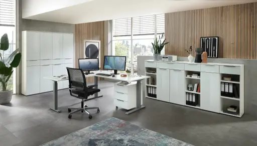 Büroschrank - B ca. 40 cm, Weiß