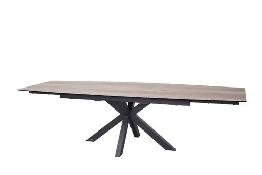 Esstisch MELANIA - ausziehbar, LB ca. 180x95, Keramik, Braun