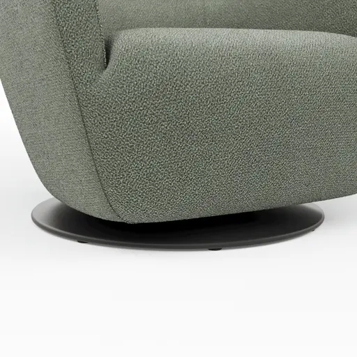 Sessel Lilaia - inkl. Dreh- und Wippfunktion, Stoff, Olivgrün