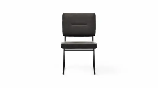 Polsterstuhl Wesley - Stoff, Anthrazit