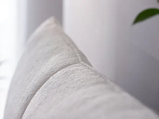 Polsterbett - Liegefläche ca. 180x200 cm, Stoff, Beige