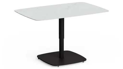 Couchtisch Camas - LBH ca. 100x65x42 cm, Keramik, Creme