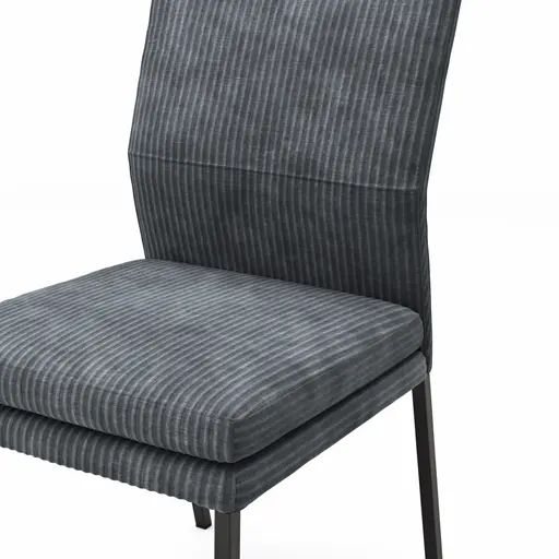 Stuhl Carry - Stoff, Dunkelgrau