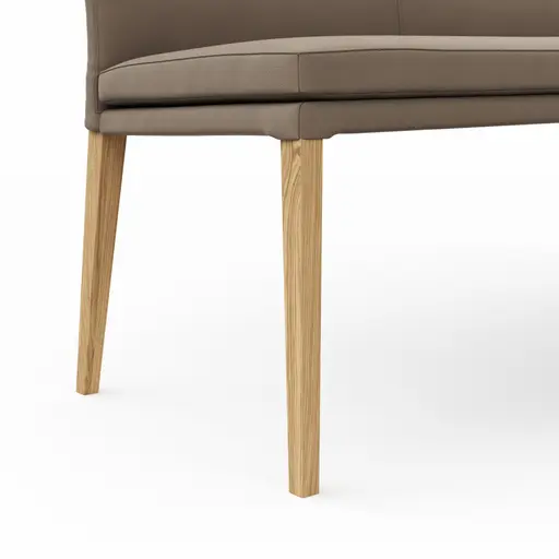 Polsterbank Tuma - Breite ca. 175 cm, Leder, Sand