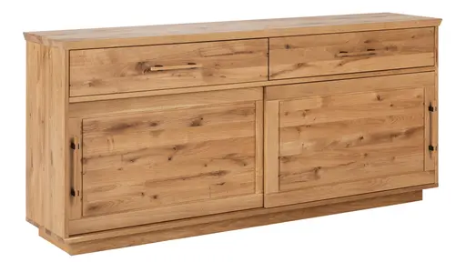 Sideboard Oreia - Wildeiche massiv, natur geölt
