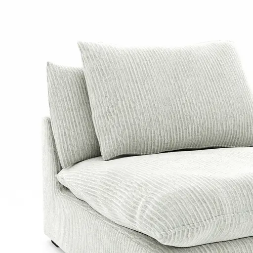 Sessel Ulf - Cord, Hellgrau