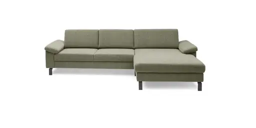 Ecksofa CALM Move - 2,5-Sitzer, Ecke rechts, Microfaser, Grün