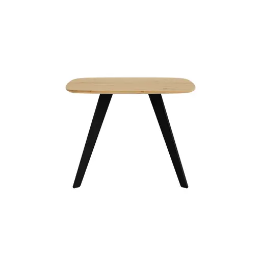 Couchtisch Volaris U - BHT ca. 50x40x50 cm, Eiche massiv, Bianco 