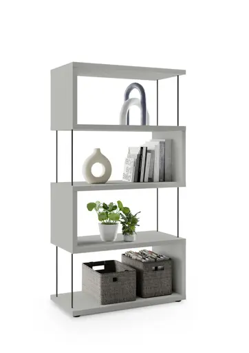 Regal - B ca. 66 cm, Kreidegrau