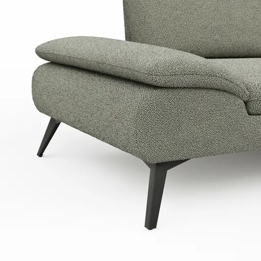Sofa Collina - 3-Sitzer, Stoff, Eukalyptus