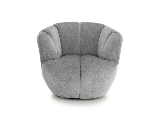 Drehsessel - Größe. L, Stoff, Steingrau