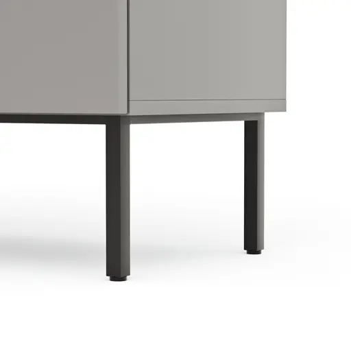 Highboard Palos - Lack, Hellgrau