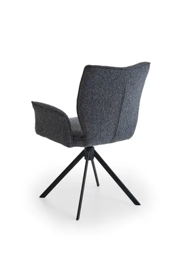 Armlehnstuhl - drehbar, Stoff, dunkelgrau