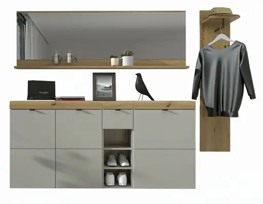 Garderobe - Kaschmir, Artisan Eiche Nachbildung