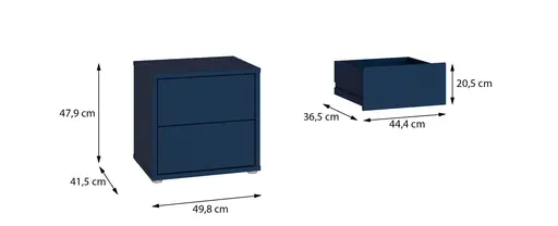Nako FAID- 2 Schübe, Blau