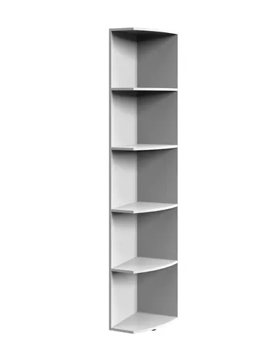 Schrank/Abschlußregal- B ca. 30 cm, Weiß