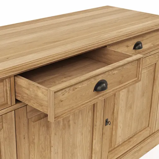 Sideboard Louisiana - Wildeiche teilmassiv, geölt