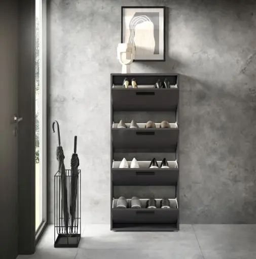 Schuhkipper - B ca. 59 cm, Anthrazit