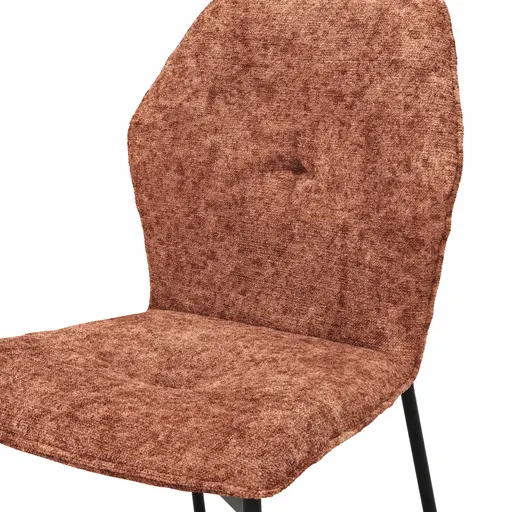 Stuhl Pinto - Stoff, Orange