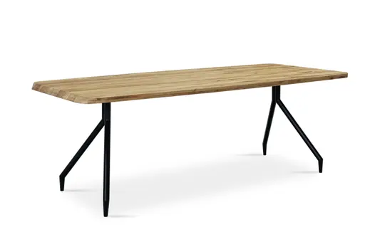 Esstisch - LB ca. 200x100 cm, Wildeiche massiv