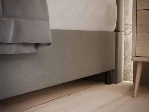 Boxbett- Liegefläche ca. 140x200 cm, Grau