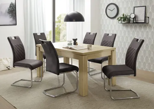 Esstisch FARIDA - ausziehbar, LB ca. 160x90 cm, Eiche Dekor