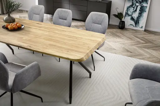 Esstisch - LB ca. 200x100 cm, Wildeiche massiv