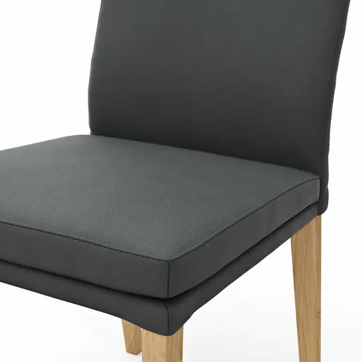 Polsterstuhl 3190 - Leder, Anthrazit