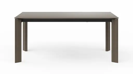 Esstisch Saratoga - ausziehbar, LB ca. 180x95 cm, Buche massiv, silbergrau geölt